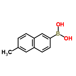 (6-Methyl-2-naphthyl)boronic acid Structure