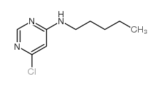 4-氯-6-戊基氨基嘧啶结构式
