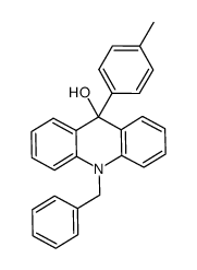 10-benzyl-9-(p-tolyl)-9,10-dihydroacridin-9-ol Structure