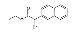 alfa-bromo-2-naphtyl acetic acid ethyl ester结构式