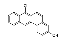 7-chlorobenzo[a]anthracen-3-ol结构式