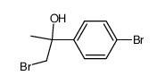1-bromo-2-(4-bromophenyl)propan-2-ol Structure
