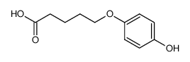 5-(4-hydroxy-phenoxy)-valeric acid Structure