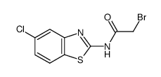 bromo-acetic acid-(5-chloro-benzothiazol-2-ylamide) Structure
