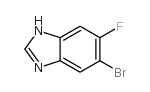 5-溴-6-氟-1H-苯并咪唑结构式