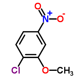 2-氯-5-硝基苯甲醚结构式