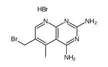 2,4-diamino-5-methyl-6-(bromomethyl)pyrido<2,3-d>pyrimidine hydrobromide Structure