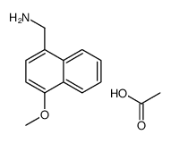 (4-methoxynaphthalen-1-yl)methylazanium,acetate Structure