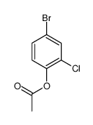 (4-bromo-2-chlorophenyl) acetate Structure