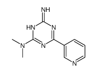2-N,2-N-dimethyl-6-pyridin-3-yl-1,3,5-triazine-2,4-diamine Structure