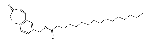 (2,3-dihydro-3-methylenebenzo[b]oxepin-7-yl)methyl palmitate结构式