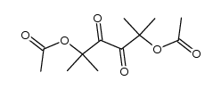 2,5-dimethyl-2,5-diacetoxy-3,4-hexanedione Structure