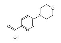 (5-吗啉-4-基)吡啶-2-甲酸结构式