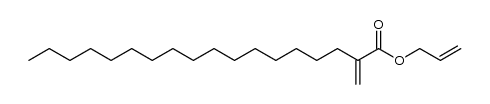 allyl 2-methylenestearate Structure