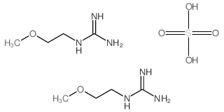 N-(2-甲氧基乙基)胍结构式