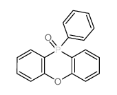 10H-Phenoxaphosphine,10-phenyl-, 10-oxide结构式