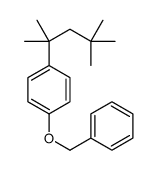 1-phenylmethoxy-4-(2,4,4-trimethylpentan-2-yl)benzene结构式