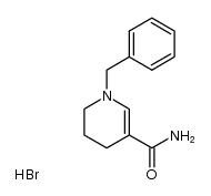 1-benzyl-1,4,5,6-tetrahydronicotinamide hydrobromide Structure