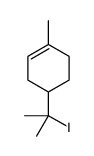 4-(2-iodopropan-2-yl)-1-methylcyclohexene结构式