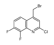 4-(bromomethyl)-2-chloro-7,8-difluoroquinoline Structure
