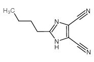 2-Butyl-1H-imidazole-4,5-dicarbonitrile Structure
