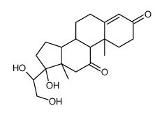17α,20β,21-Trihydroxy-4-pregnene-3,11-dione结构式