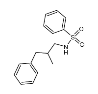 N-(2-methyl-3-phenylpropyl)benzenesulfonamide Structure