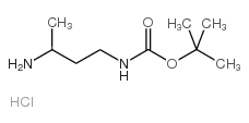 1-N-boc-1,3-丁二胺盐酸盐结构式