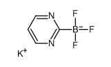 (嘧啶-2-基)三氟硼酸钾结构式