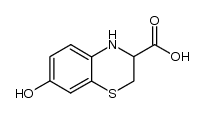 7-hydroxy-3,4-dihydro-2H-benzo[b][1,4]thiazine-3-carboxylic acid Structure