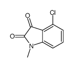 4-chloro-1-methylindoline-2,3-dione Structure
