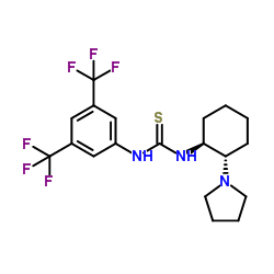 1-[3,5-双(三氟甲基)苯基]-3-[(1S,2S)-2-(吡咯烷-1-基)环己基]硫脲图片