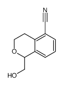 1-(hydroxymethyl)-3,4-dihydro-1H-isochromene-5-carbonitrile Structure