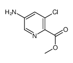 methyl 5-amino-3-chloropyridine-2-carboxylate Structure