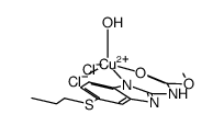 CuCl2(H2O)(albendazole) Structure