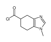 (9ci)-4,5,6,7-四氢-1-甲基-1H-苯并咪唑-5-羰酰氯结构式