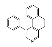 1-苯基-5,6-二氢-苯并[f]异喹啉结构式