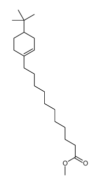 methyl 11-(4-tert-butylcyclohexen-1-yl)undecanoate Structure