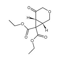 (1S,6R)-diethyl 5-oxo-3-oxabicyclo[4.1.0]heptane-7,7-dicarboxylate结构式