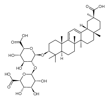 11-deoxoglycyrrhizic acid Structure