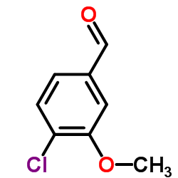 4-氯-3-甲氧基苯甲醛结构式
