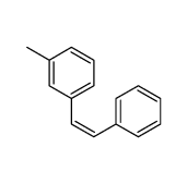 (E)-1-Phenyl-2-m-tolylethene结构式