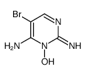 5-bromo-3-hydroxy-2-iminopyrimidin-4-amine结构式
