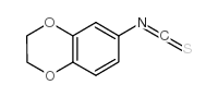 2,3-二氢-1,4-苯并二氧-6-基异硫氰酸酯结构式