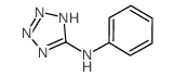 2H-Tetrazol-5-amine,N-phenyl-结构式
