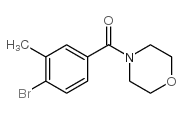((4-溴-3-甲基苯基)羰基)吗啉结构式