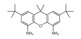 2,7-ditert-butyl-9,9-dimethylxanthene-4,5-diamine结构式