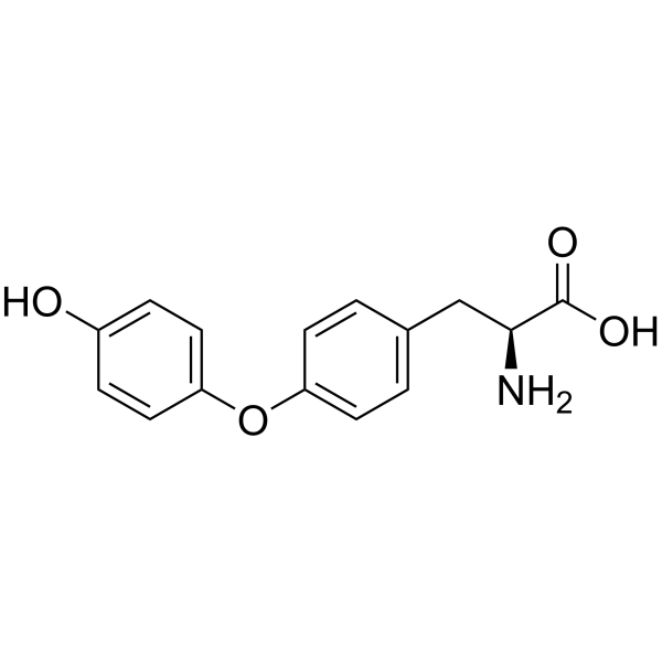 L-甲状腺氨酸结构式
