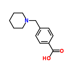 4-(哌啶甲基)苯甲酸结构式