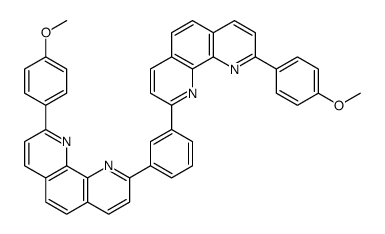 2-(4-methoxyphenyl)-9-[3-[9-(4-methoxyphenyl)-1,10-phenanthrolin-2-yl]phenyl]-1,10-phenanthroline Structure